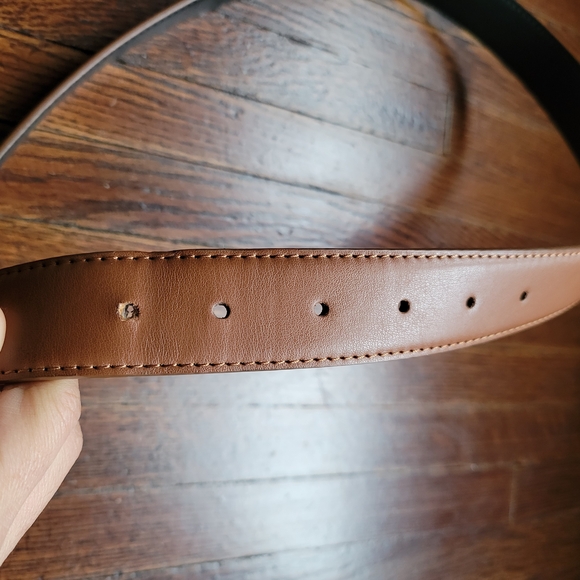 Nike Men's Golf Belt Reversible Textured Leather, Black/Brown 41" - Picture 4 of 12